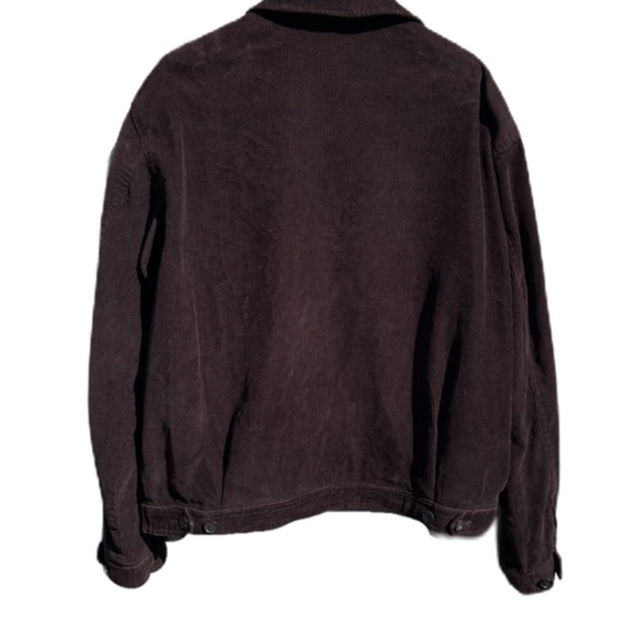 J Crew jacket full zip corduroy brown XL - Picture 3 of 13